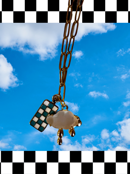 Cloudy Skies Charm Necklace