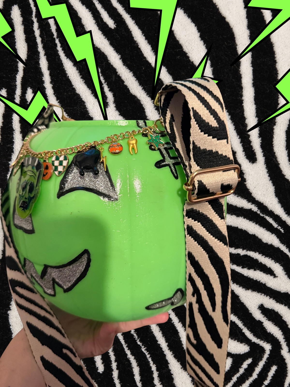 Buzz Off Pumpkin Purse