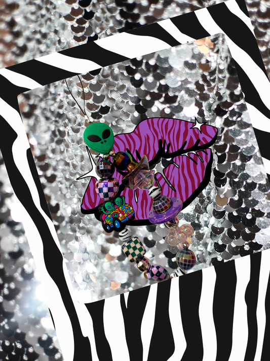 Greetings Earthling Phone Charm