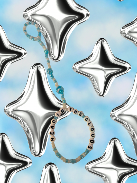 Head in the Clouds Beaded Hand Chain