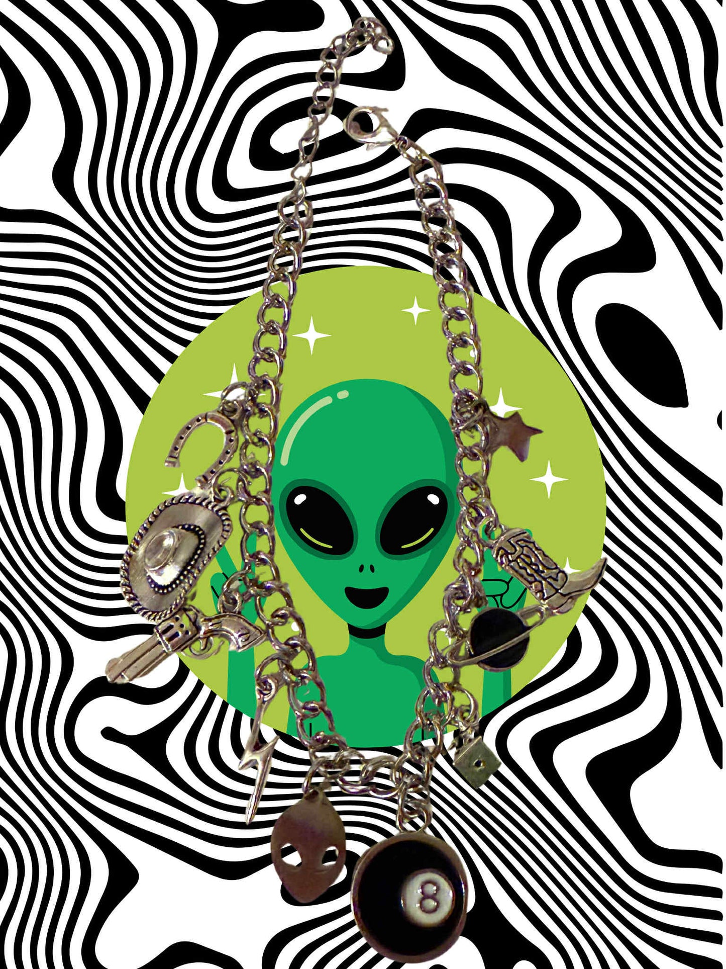 Space Cowgirl Charm Bracelet