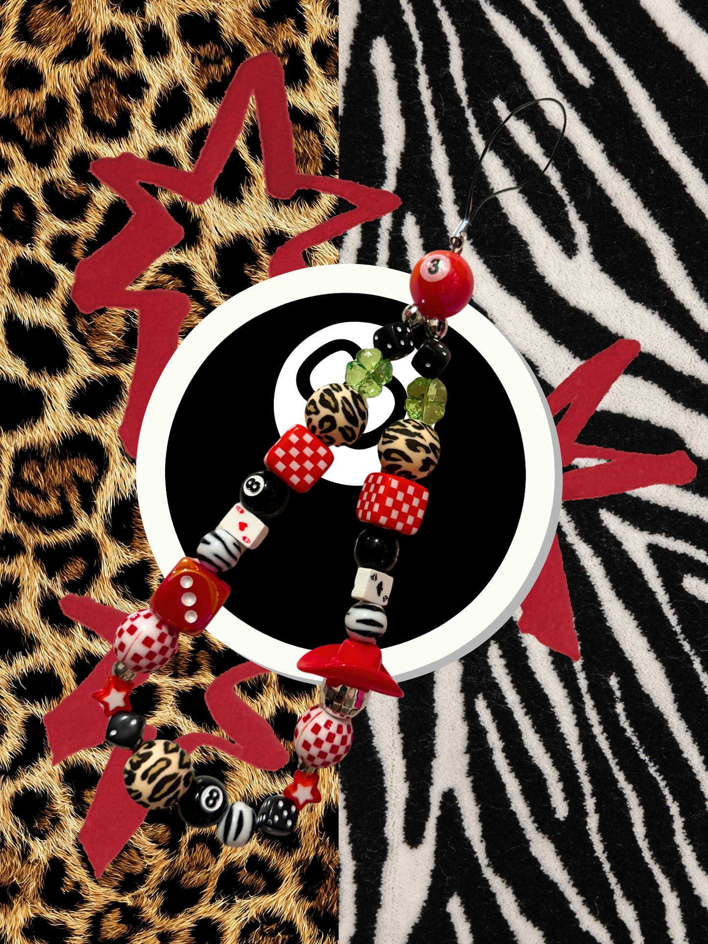 Feline Fierce Phone Charm