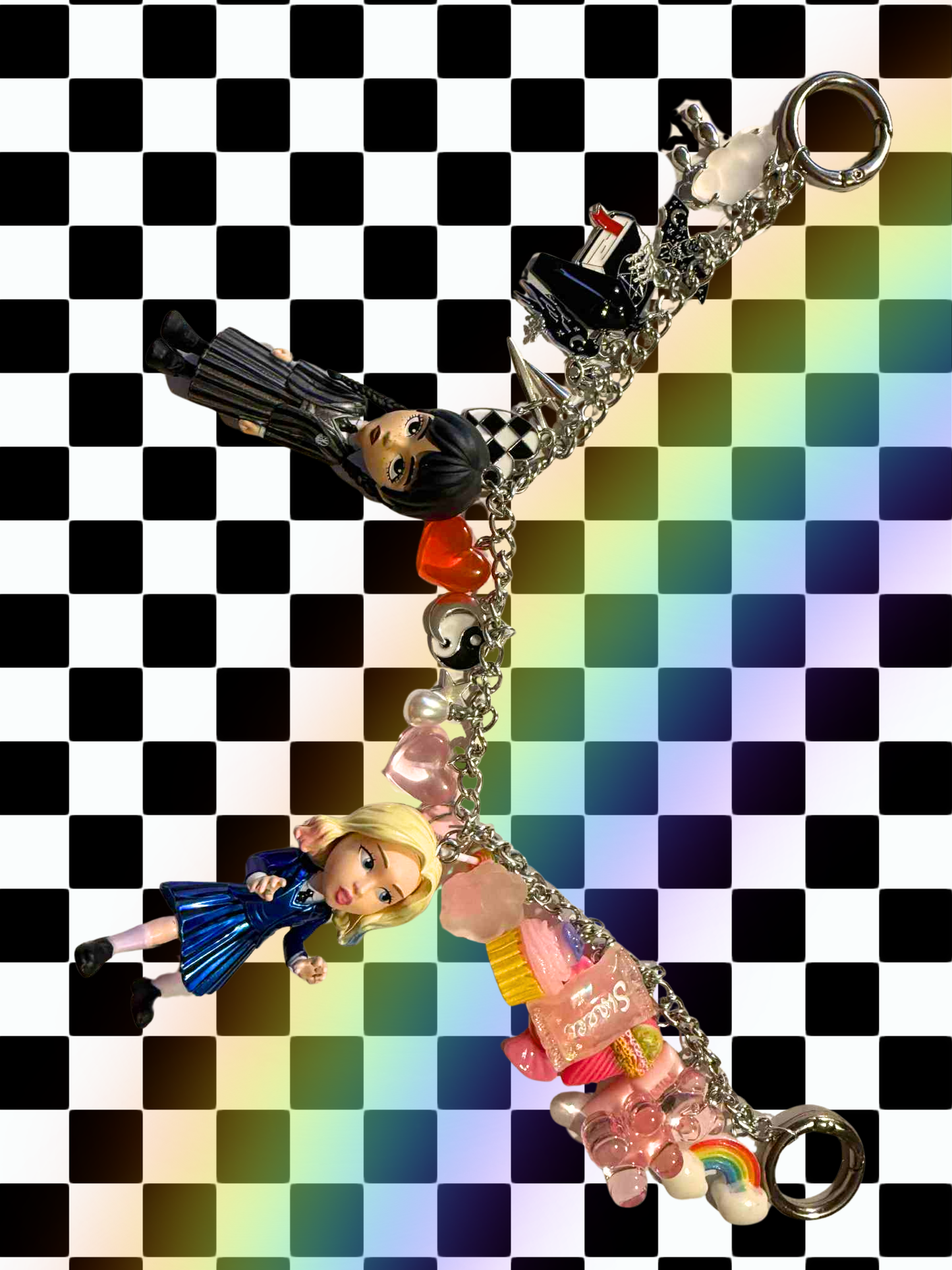 Wednesday Purse Charm