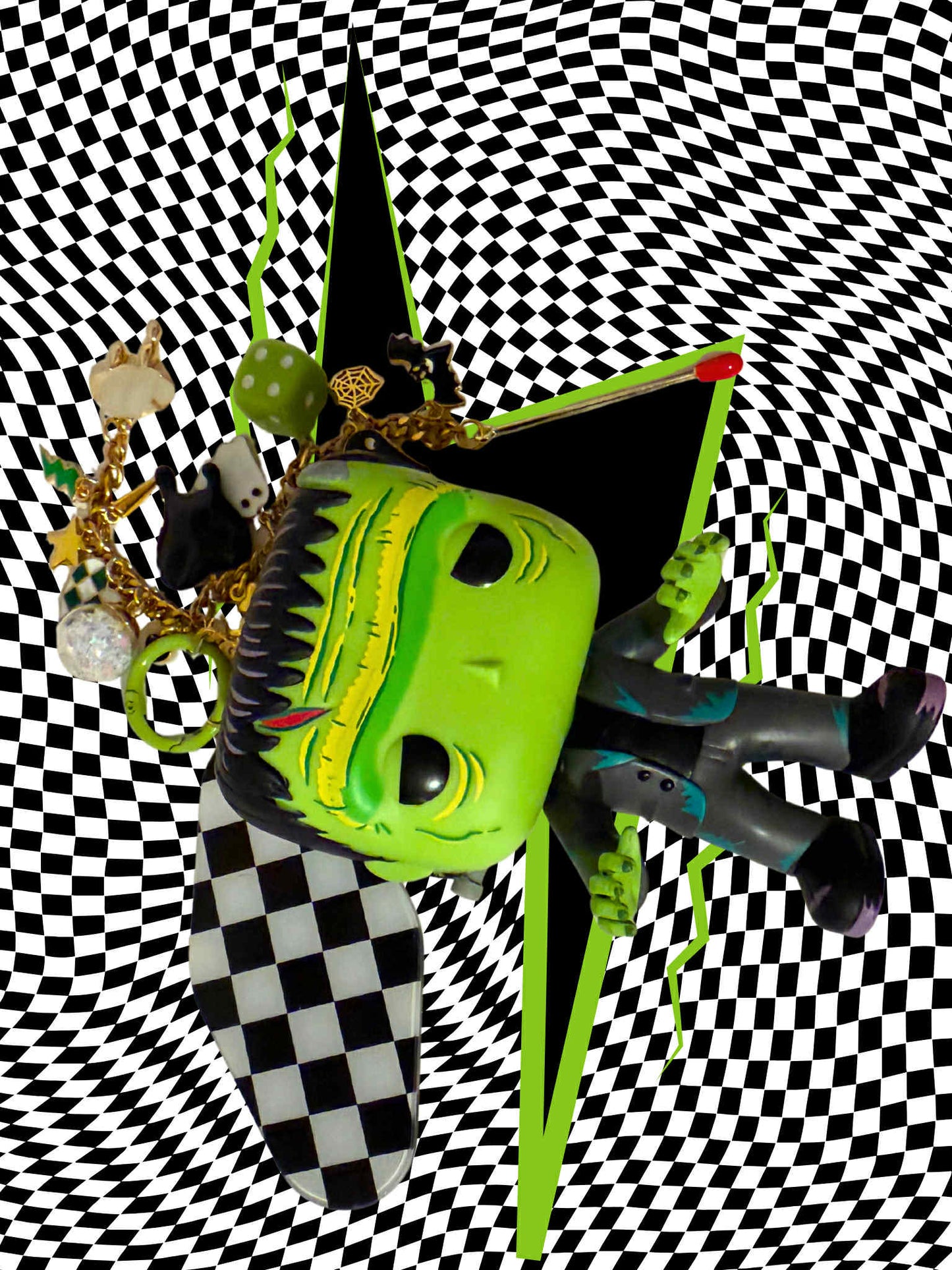 Frankenstein Figure Keychain