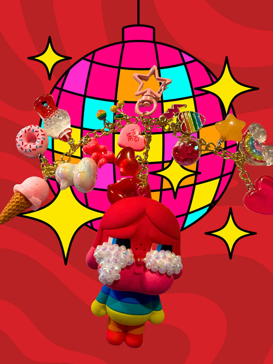 Love is Love Crying Again Crybaby Keychain