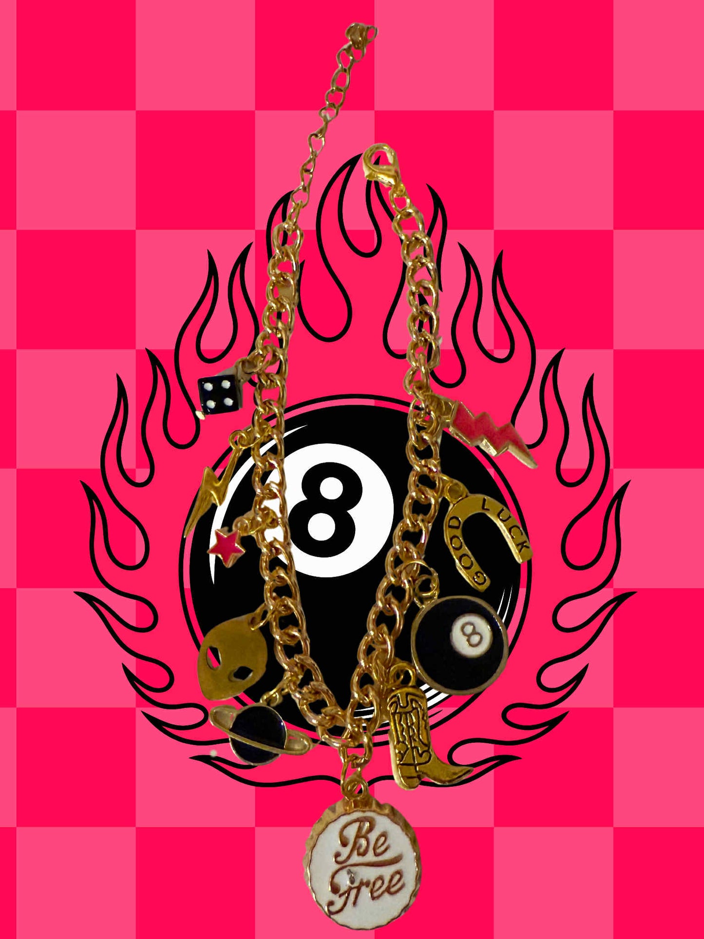 Cosmic Cowgirl Charm Bracelet