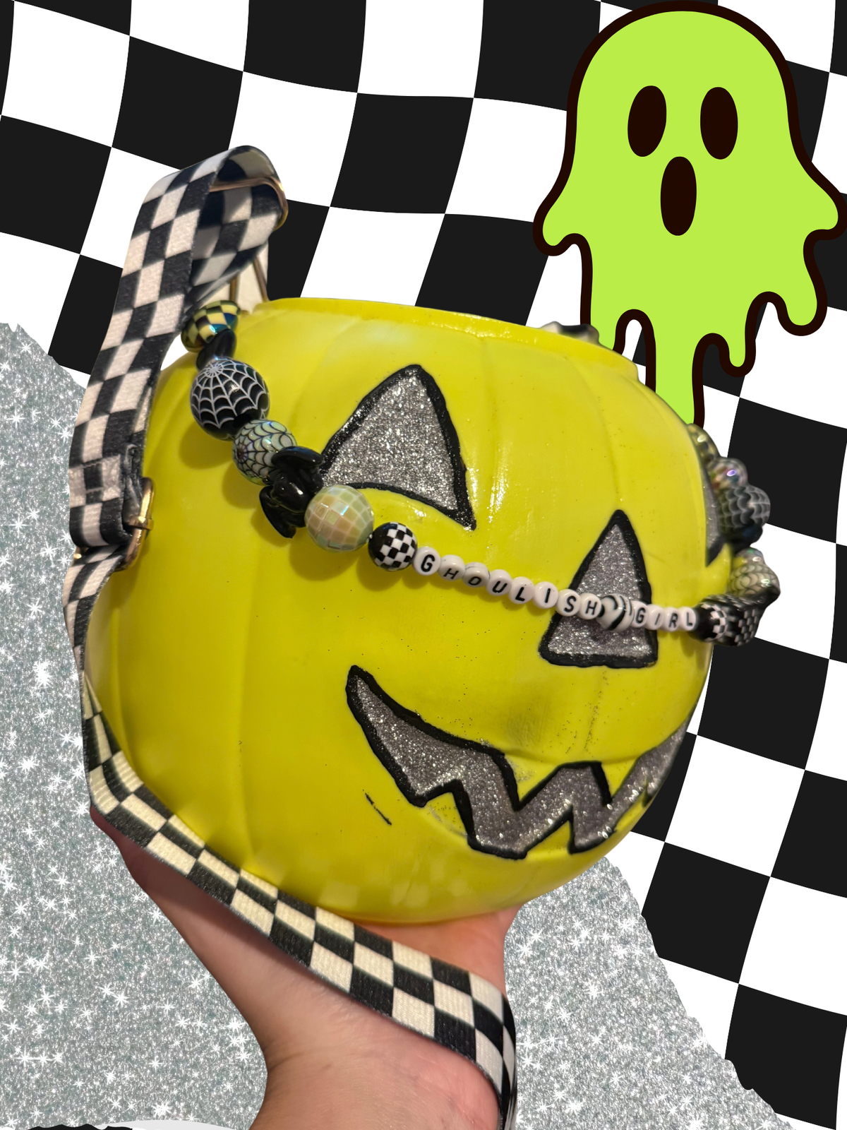 Ghoulish Girl Pumpkin Purse