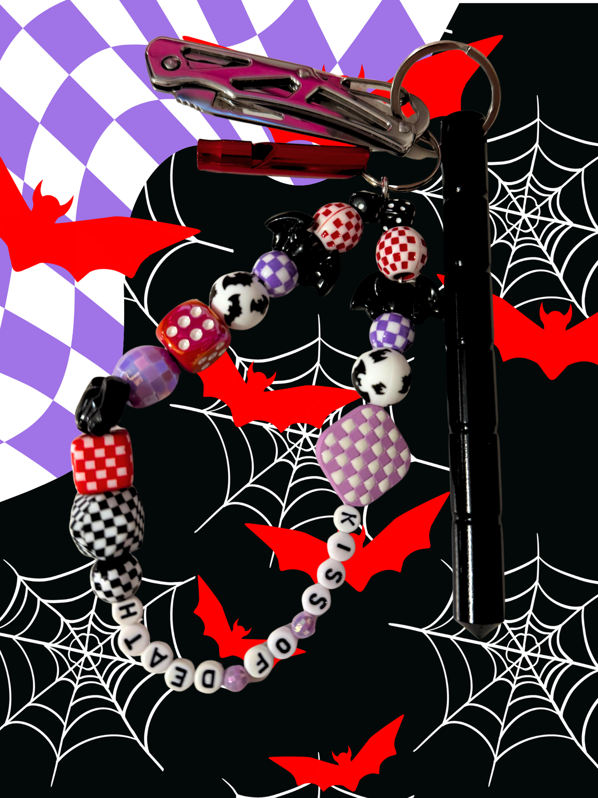 Kiss of Death Protection Keychain