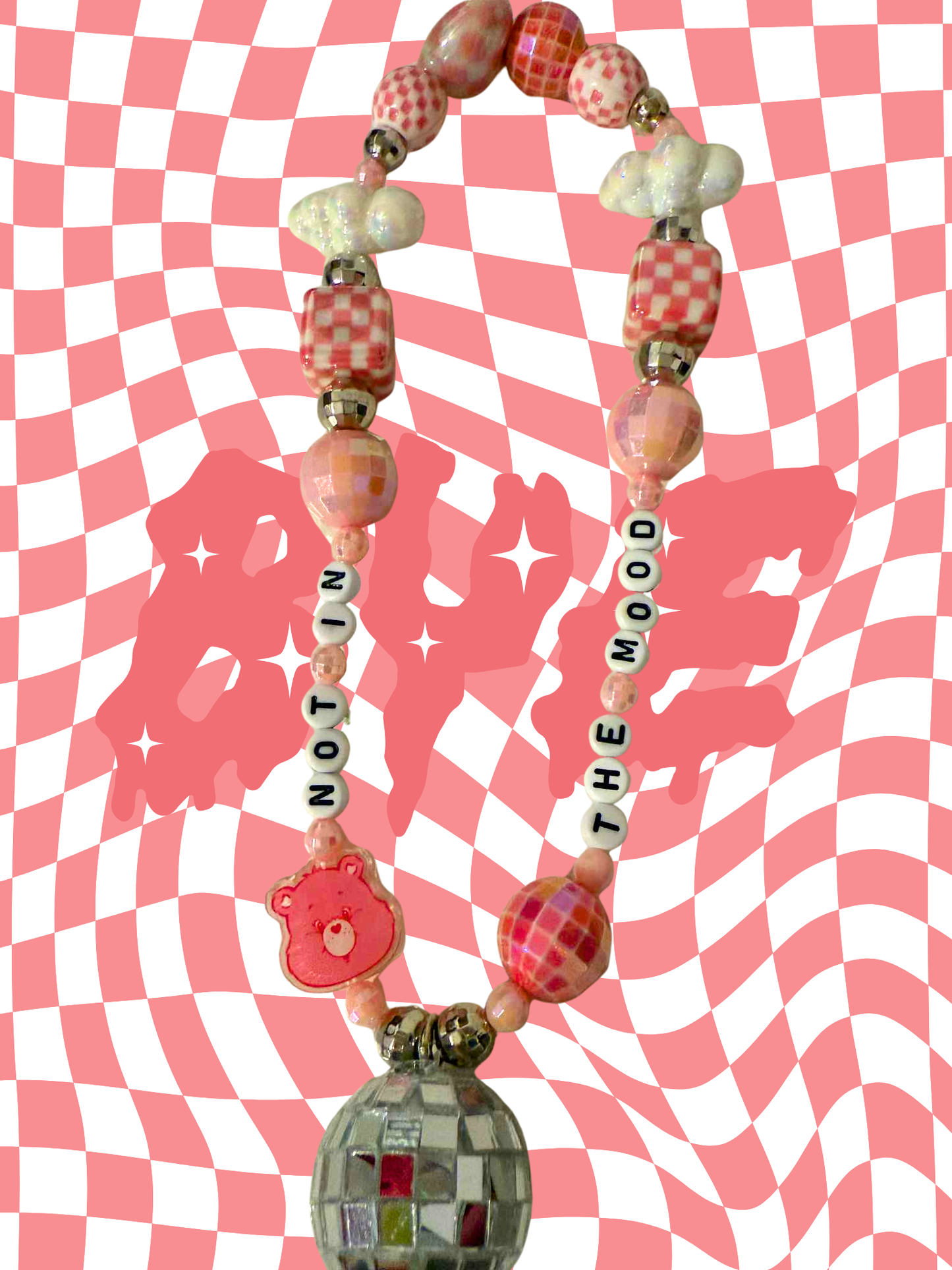 Not in the Mood Rearview Mirror Charm