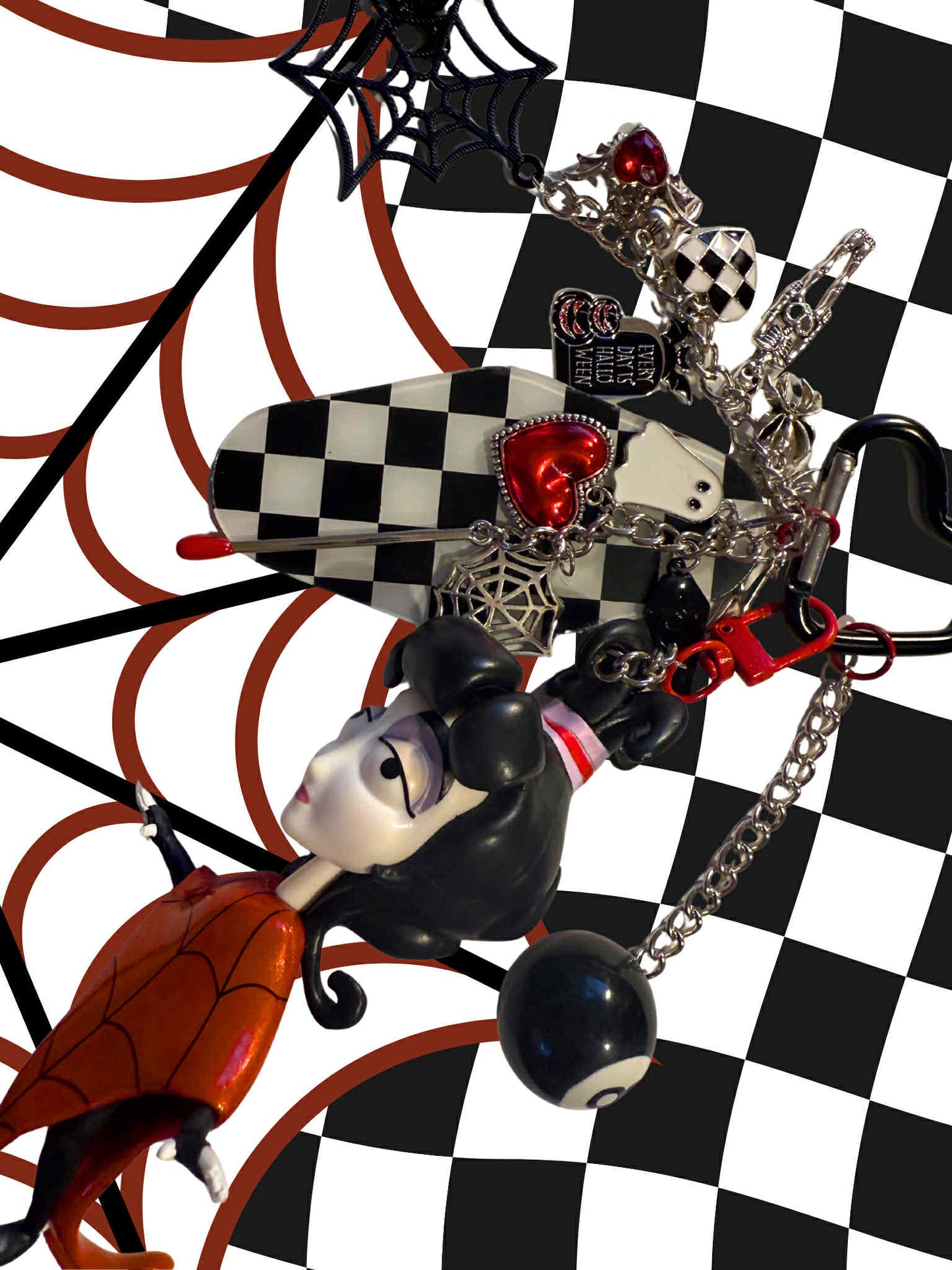 Lydia Deetz Figure Keychain