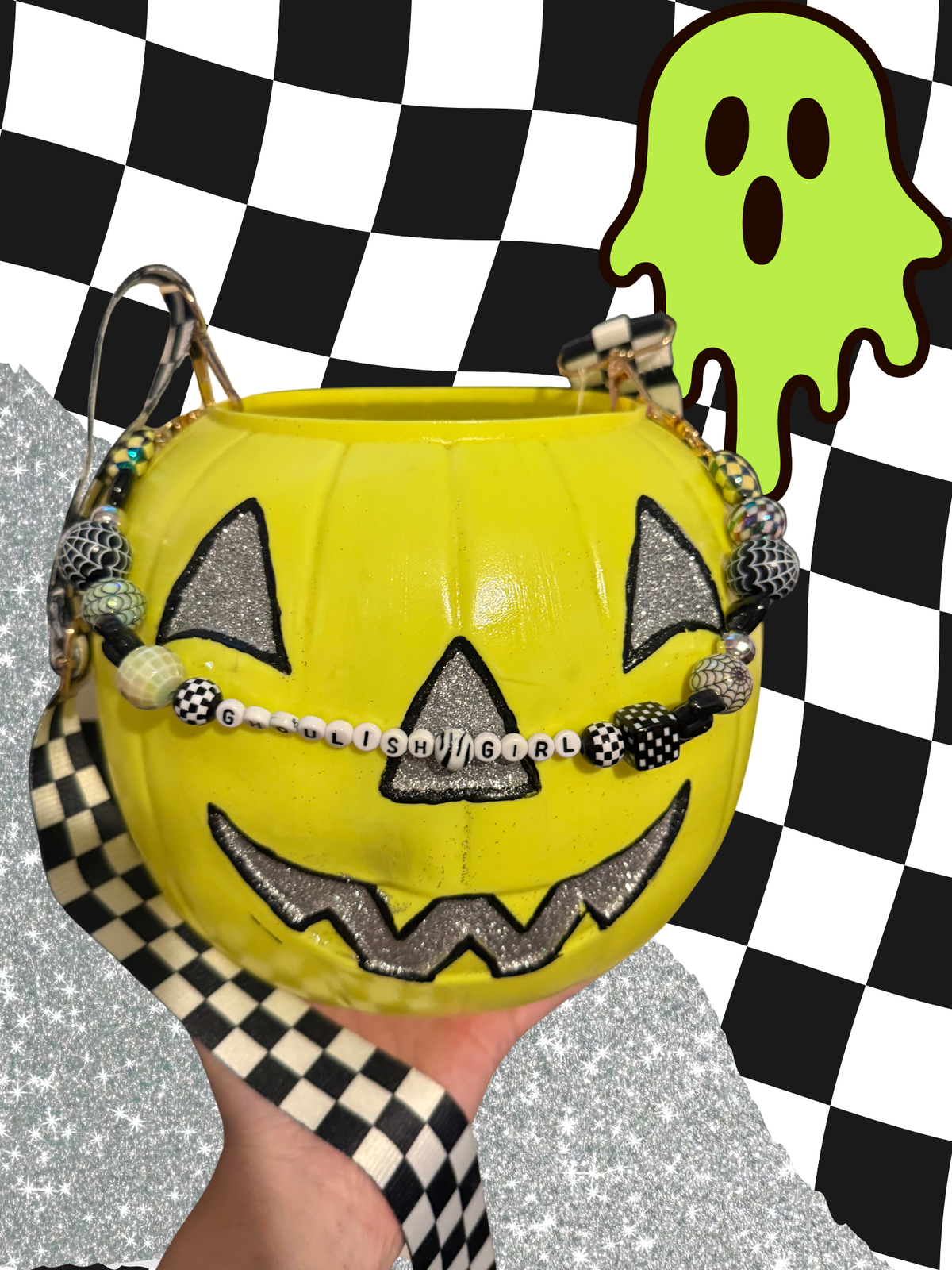 Ghoulish Girl Pumpkin Purse