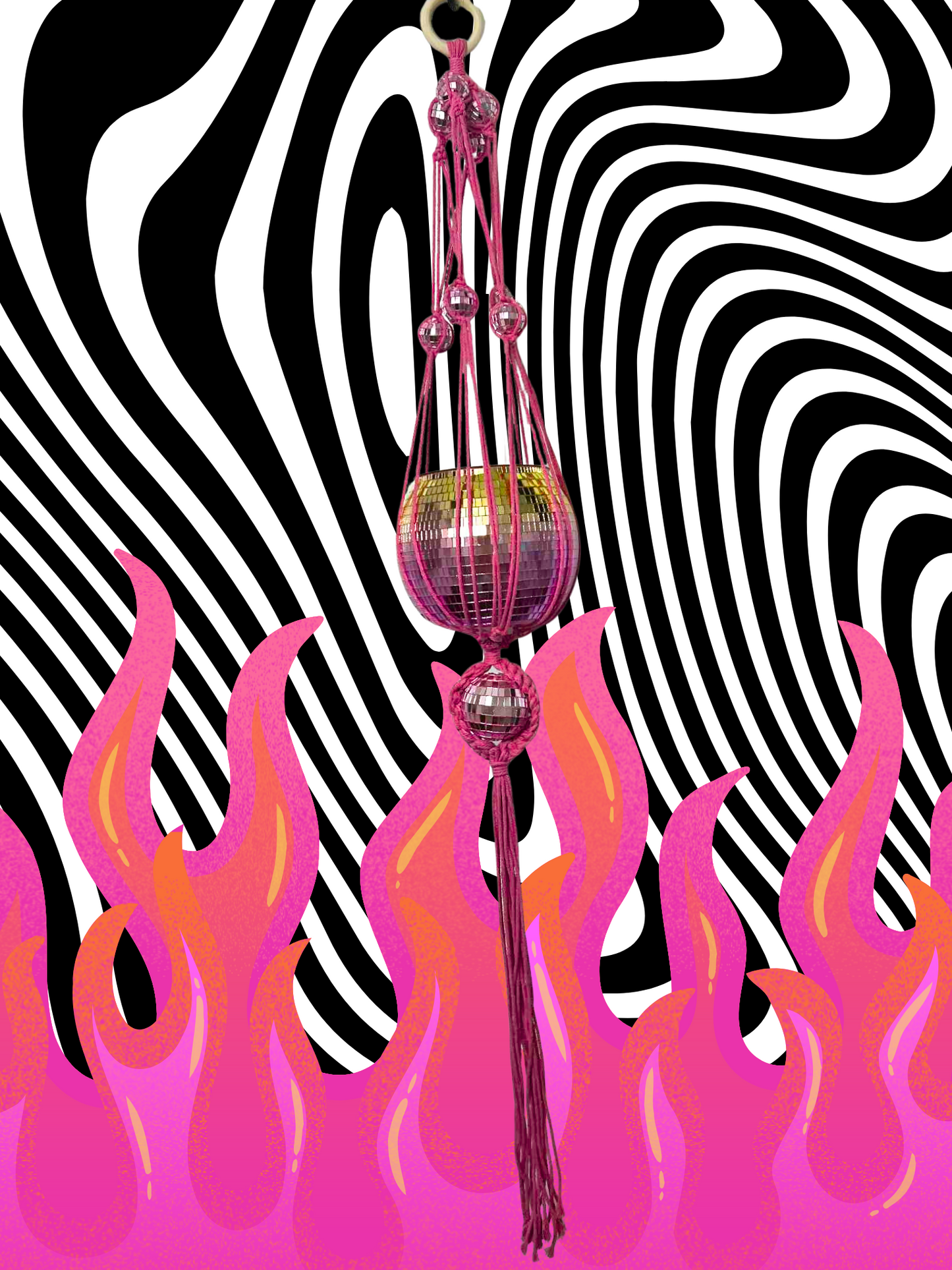 Sweet Breeze Disco Ball Hanger