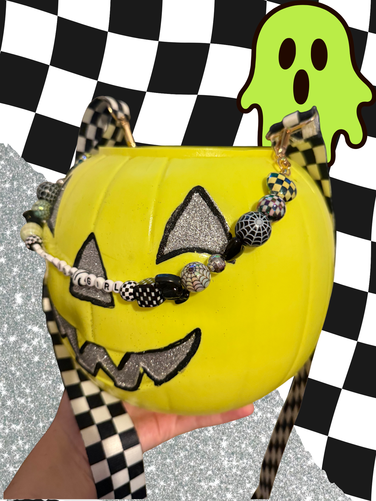 Ghoulish Girl Pumpkin Purse