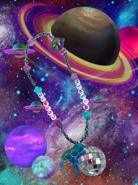 Cosmic Wishin Rearview Mirror Charm