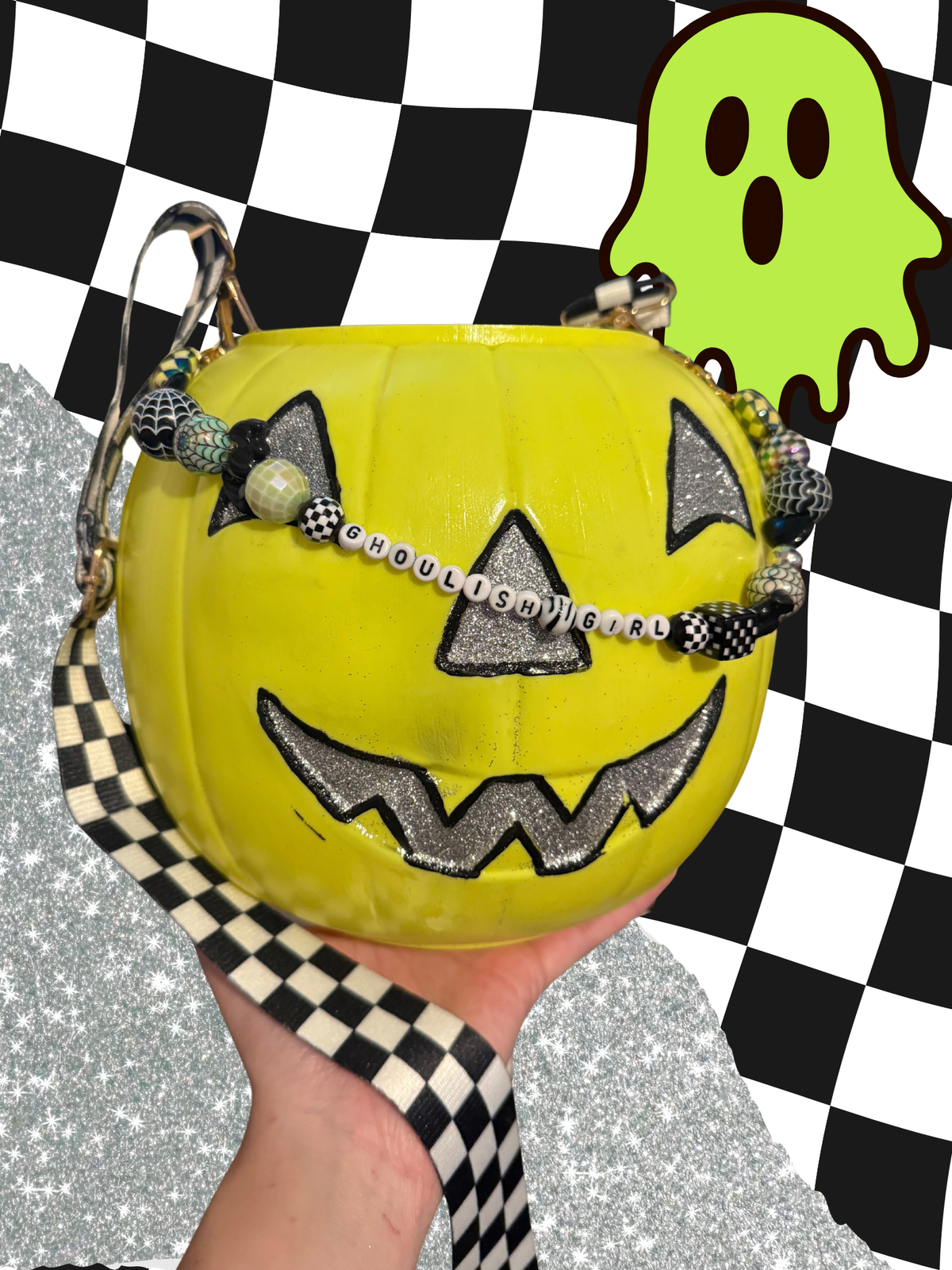 Ghoulish Girl Pumpkin Purse