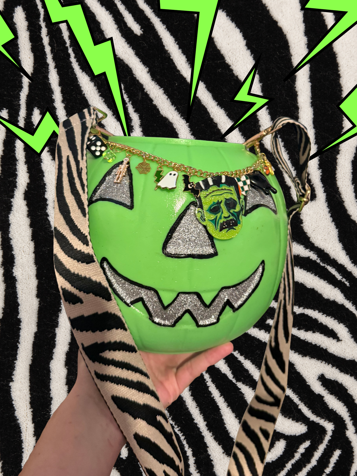 Buzz Off Pumpkin Purse
