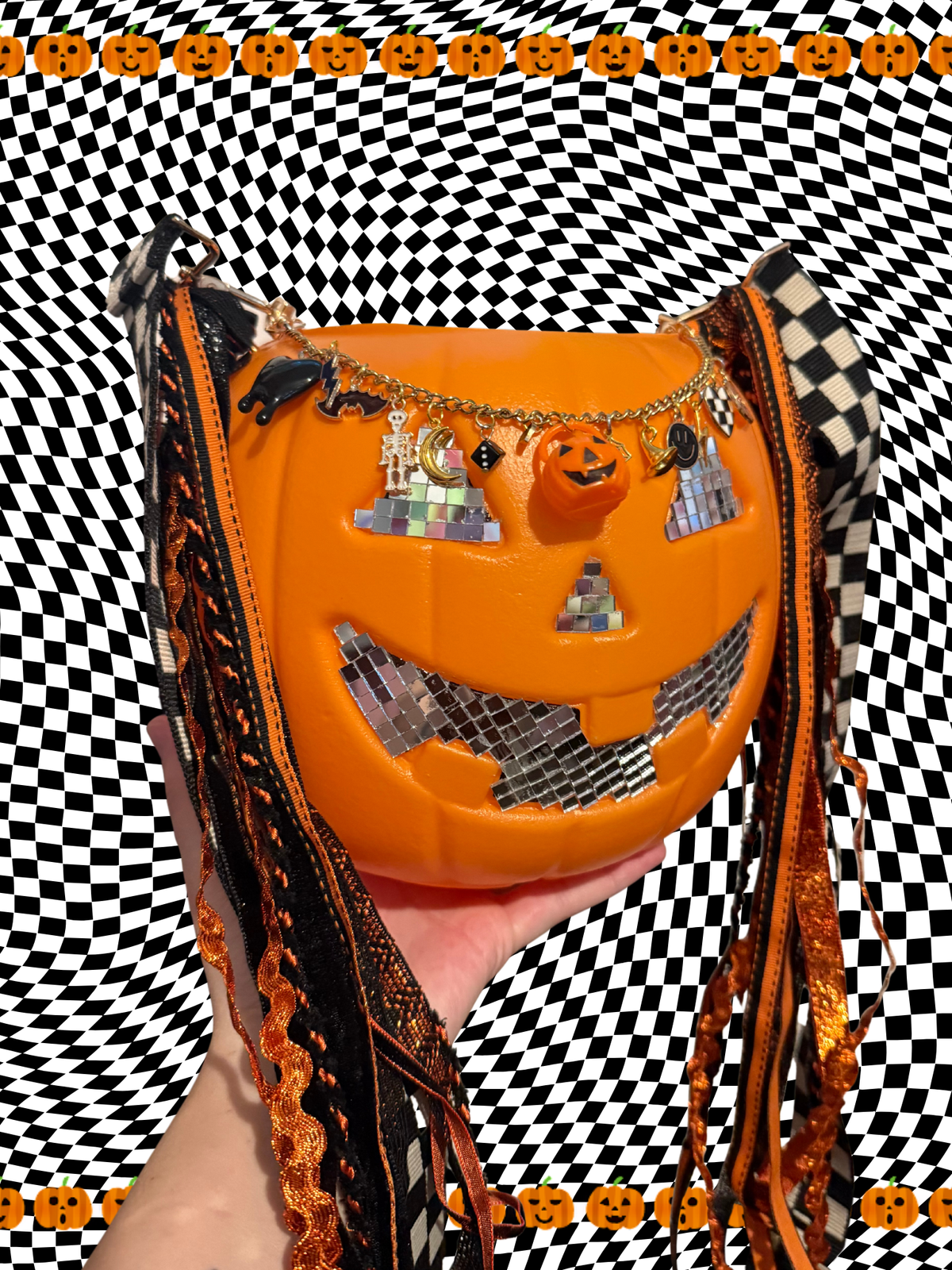 Spooky Groovin’ Pumpkin Purse