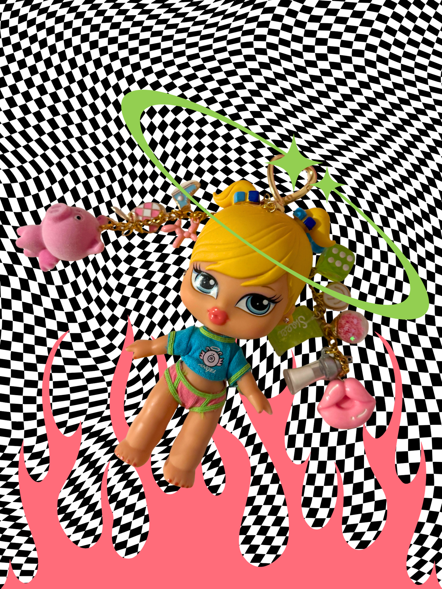 Cloe Bratz Babyz Keychain