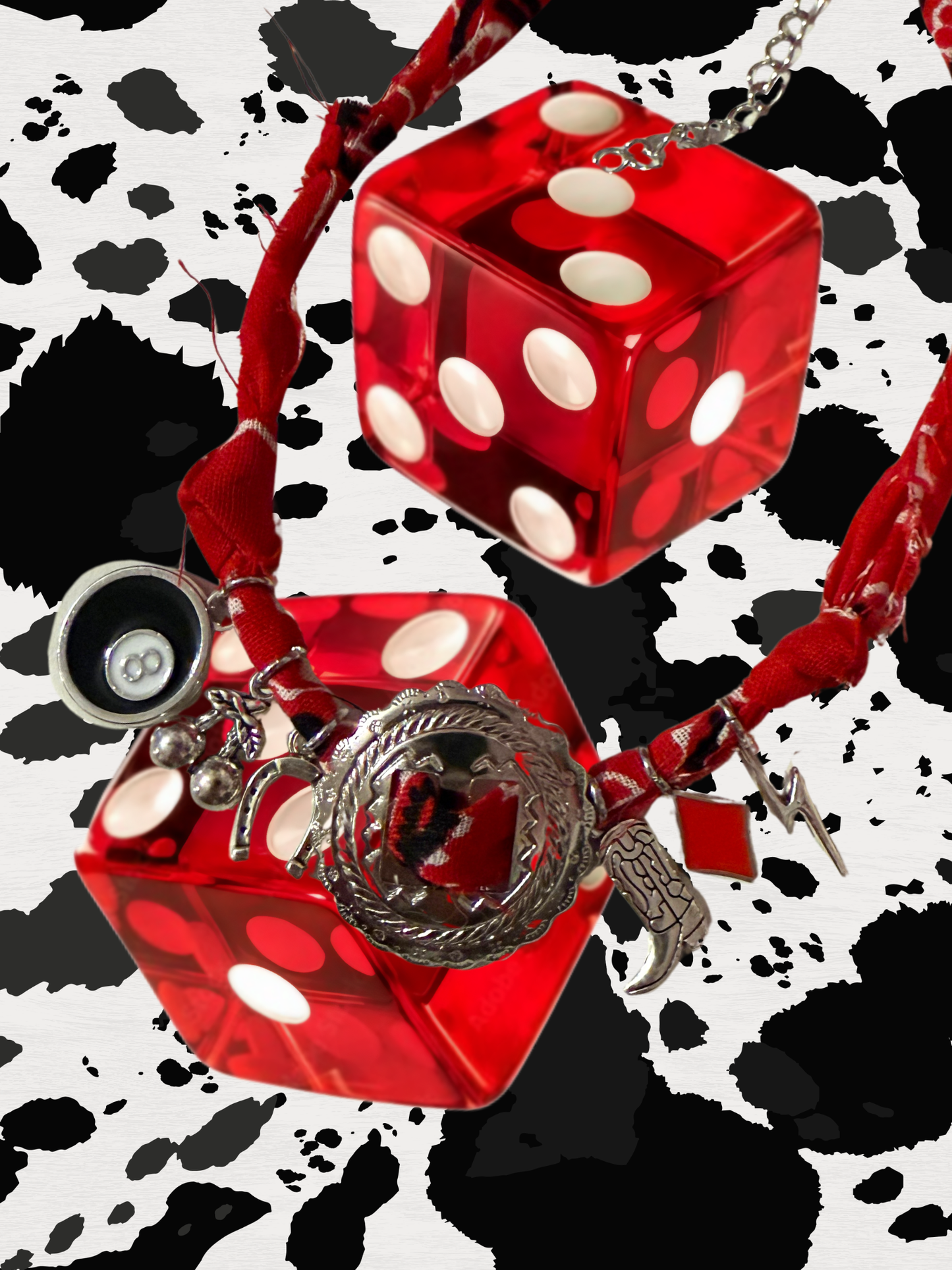 Wild Rag Bandana Charm Necklace