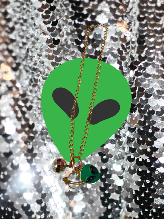 Take up Space Charm Necklace