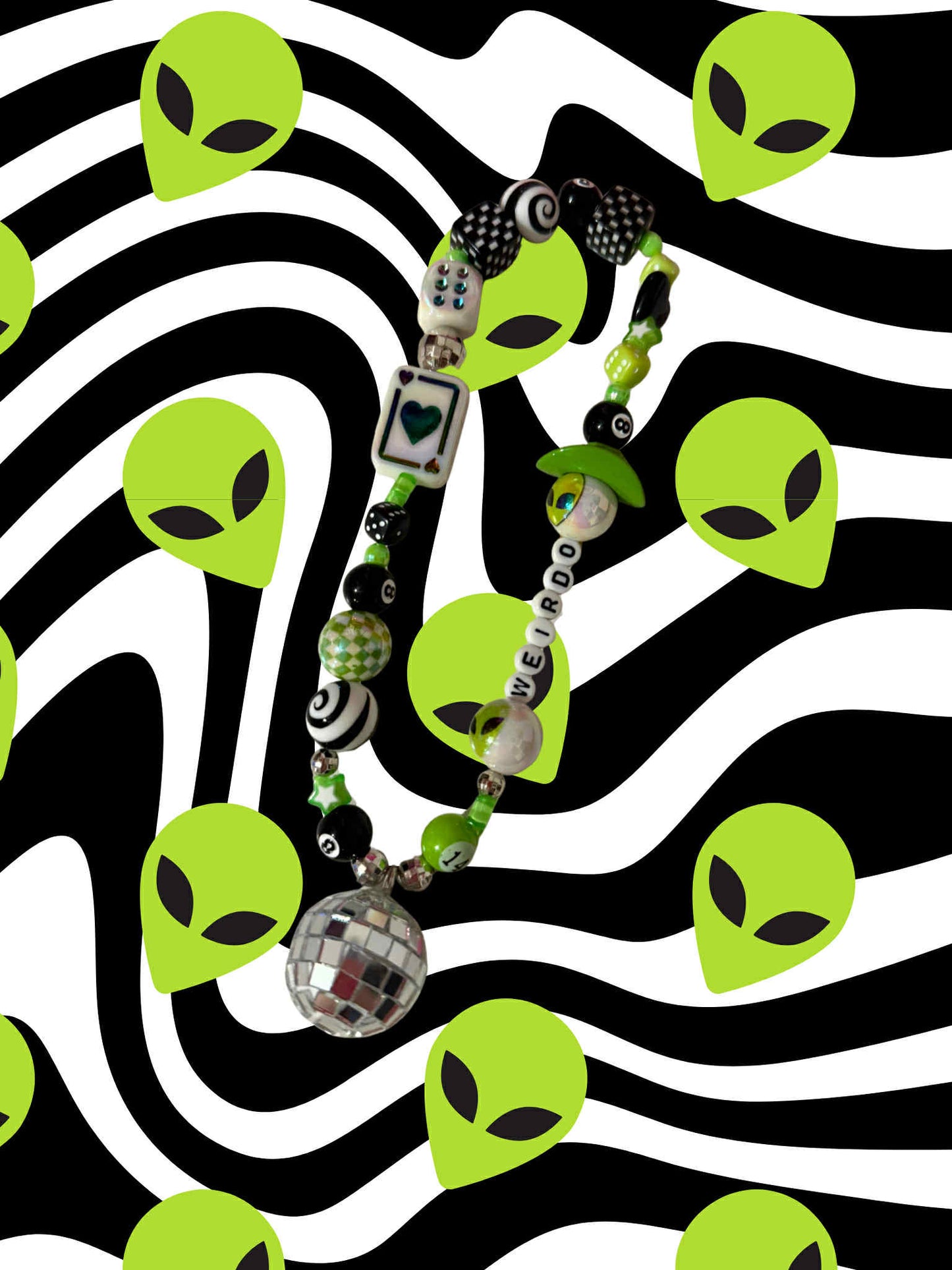 Weirdo Rearview Mirror Charm