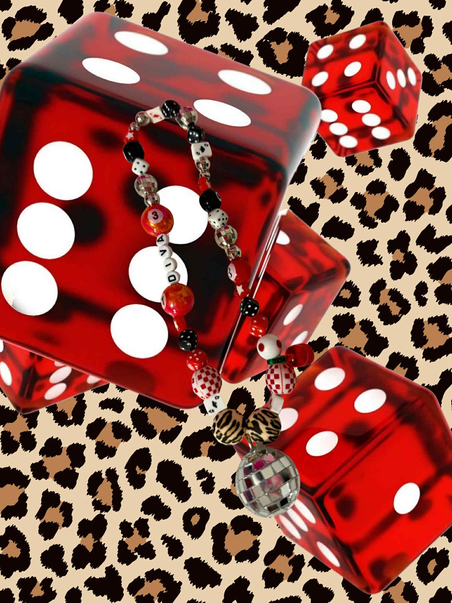 Diva Rearview Mirror Charm