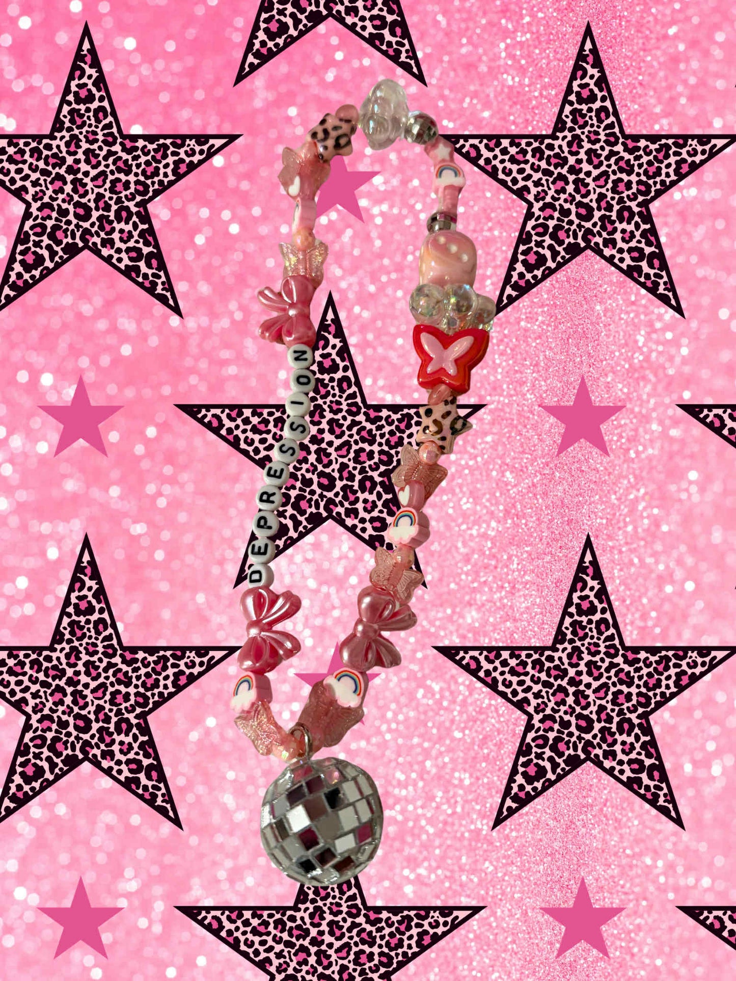 Depression Rearview Mirror Charm