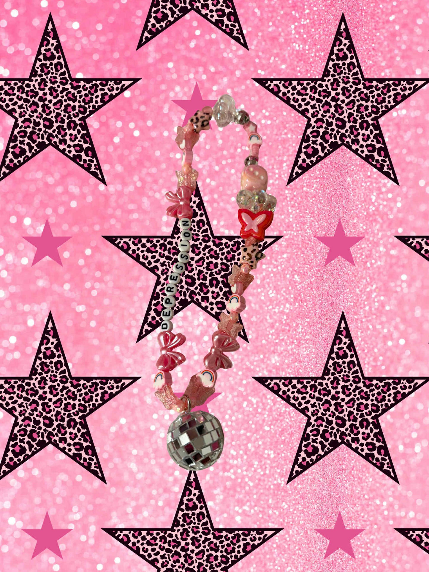 Depression Rearview Mirror Charm