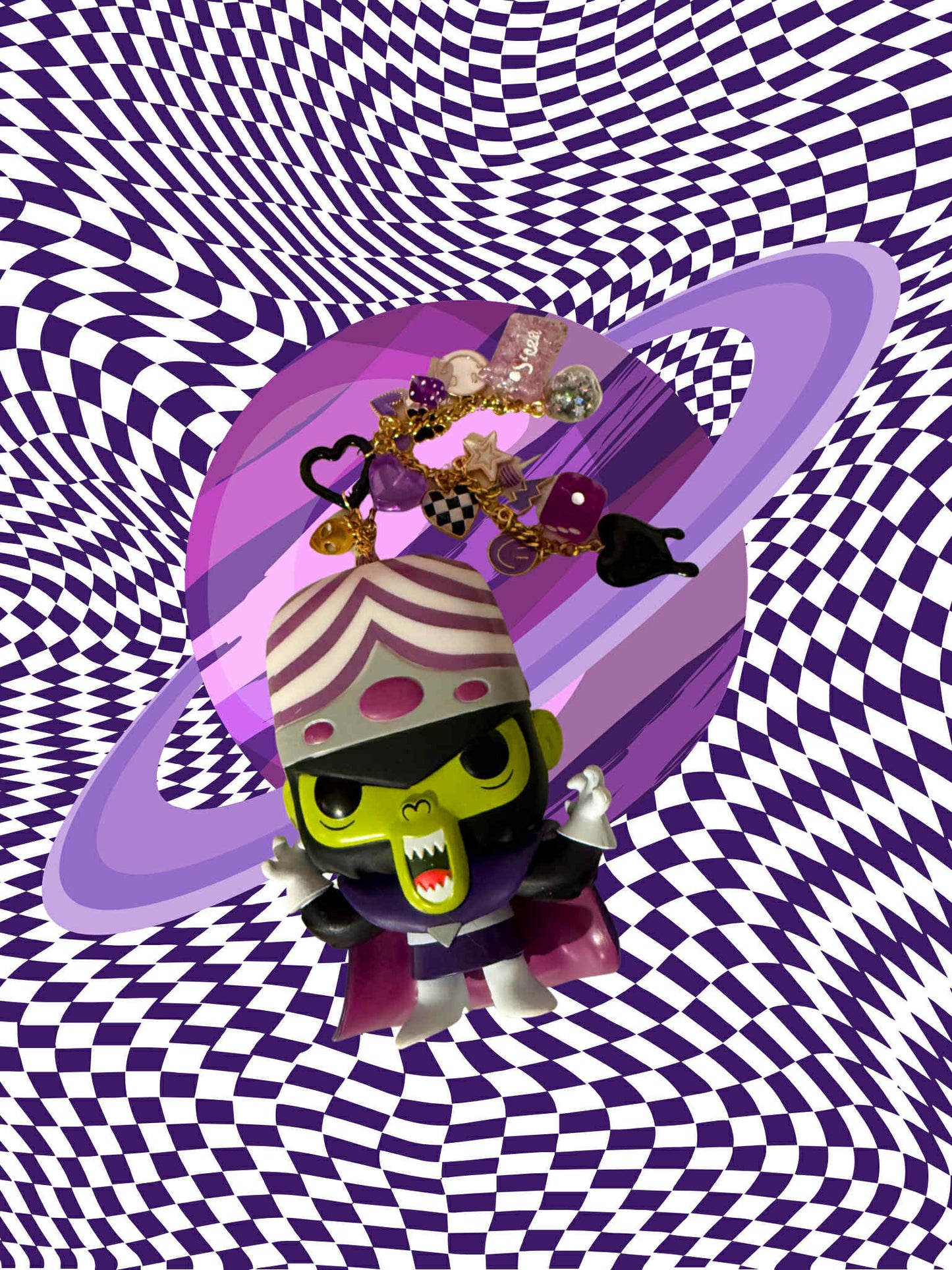 Mojo Jojo Figure Keychain