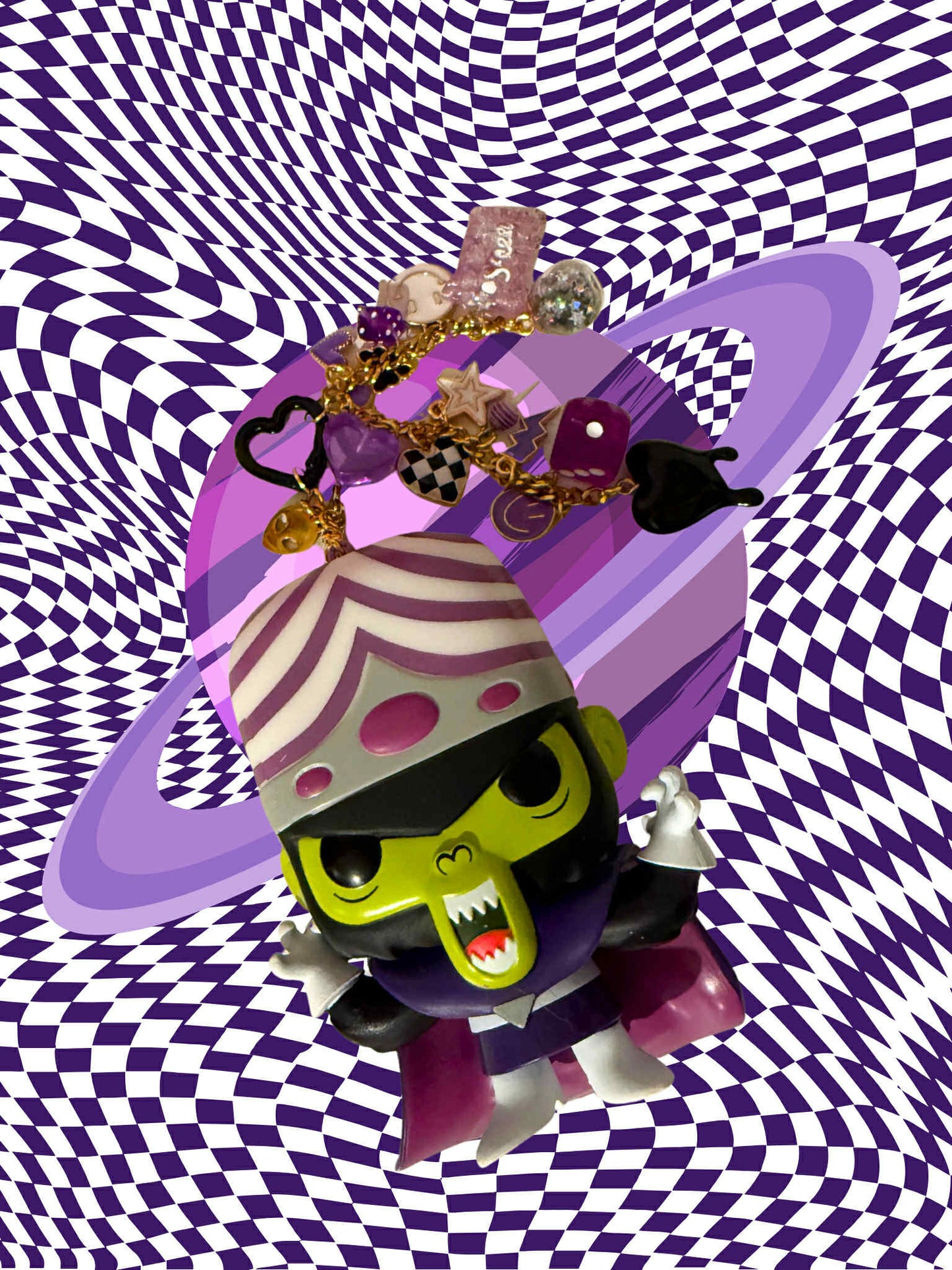 Mojo Jojo Figure Keychain