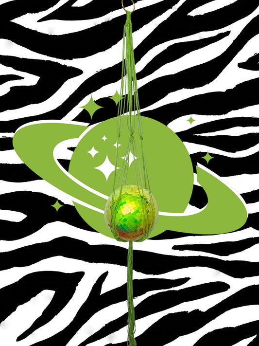 Planet Her Macrame Disco Ball Hanger