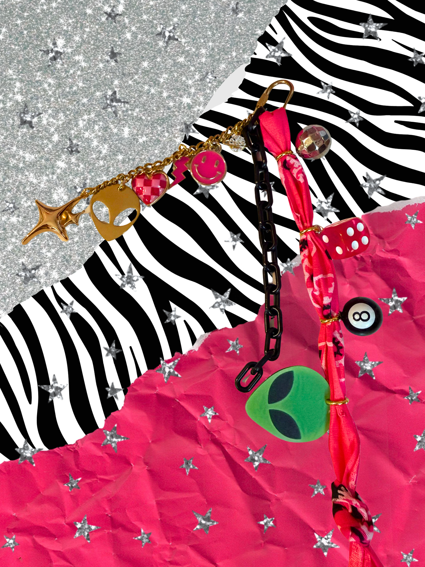 Space Babe Keychain