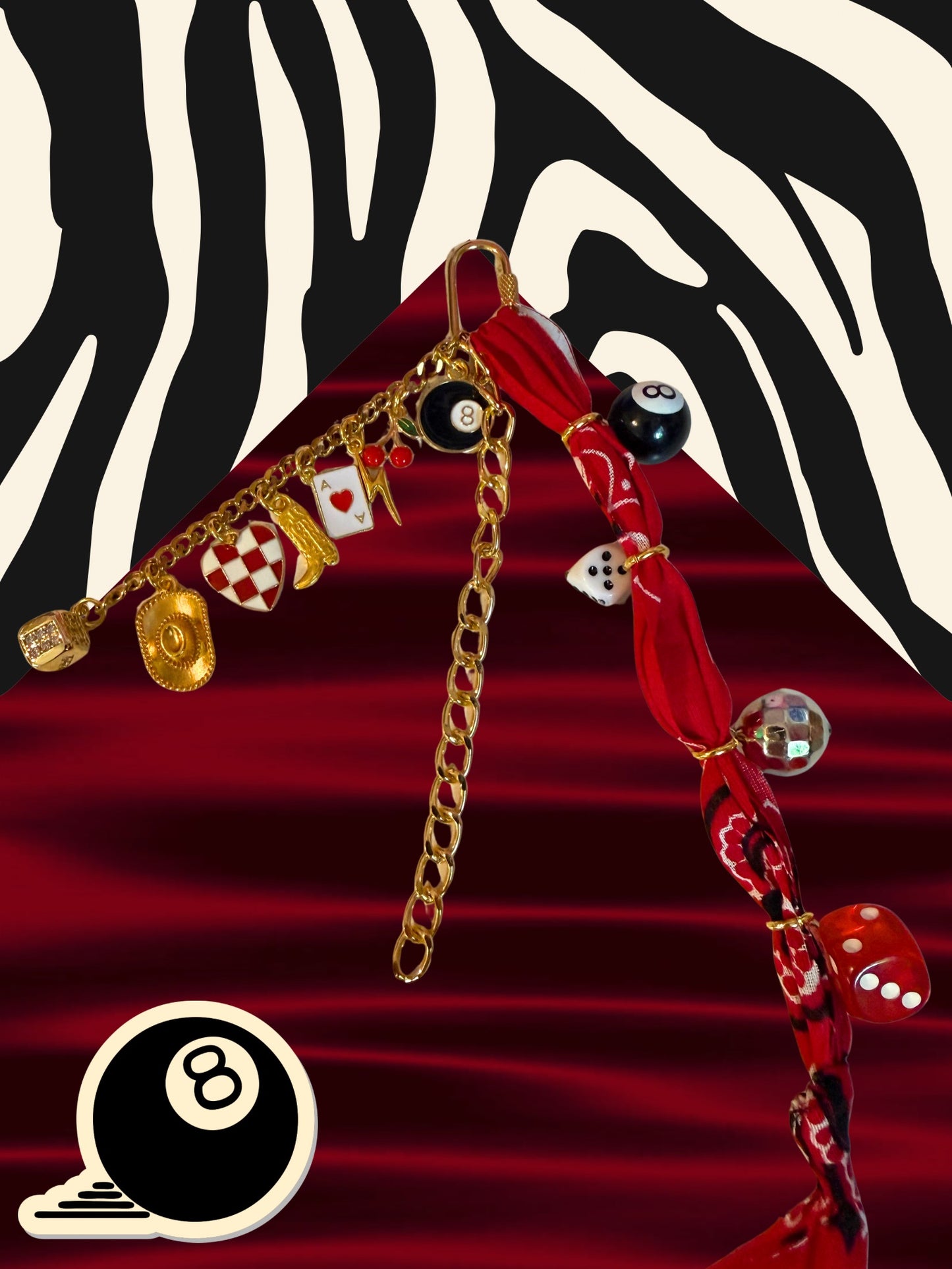 Heart Racing Nights Keychain