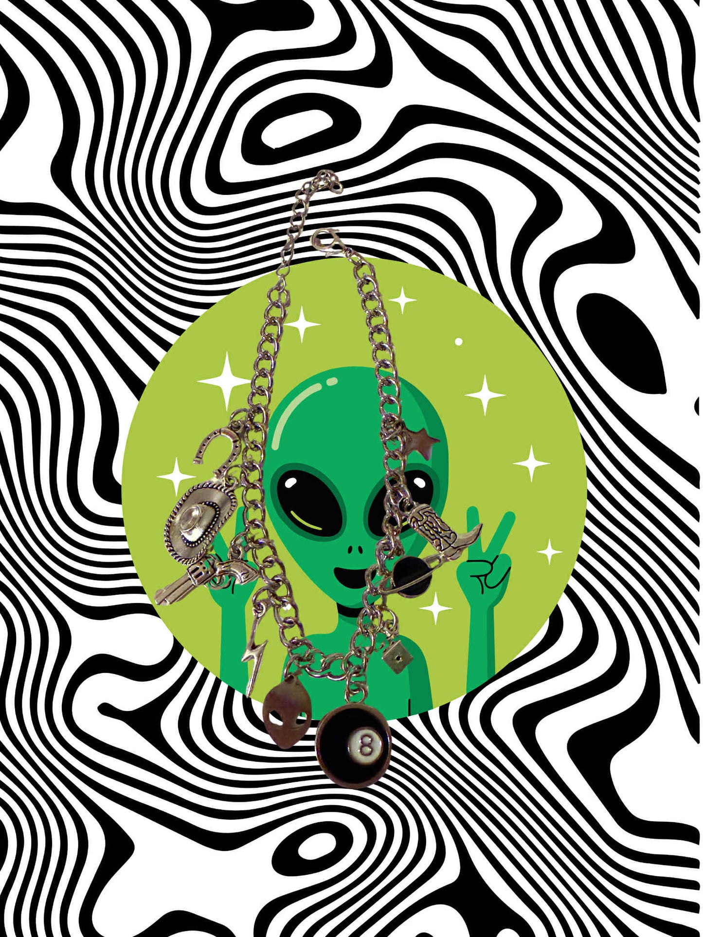 Space Cowgirl Charm Bracelet