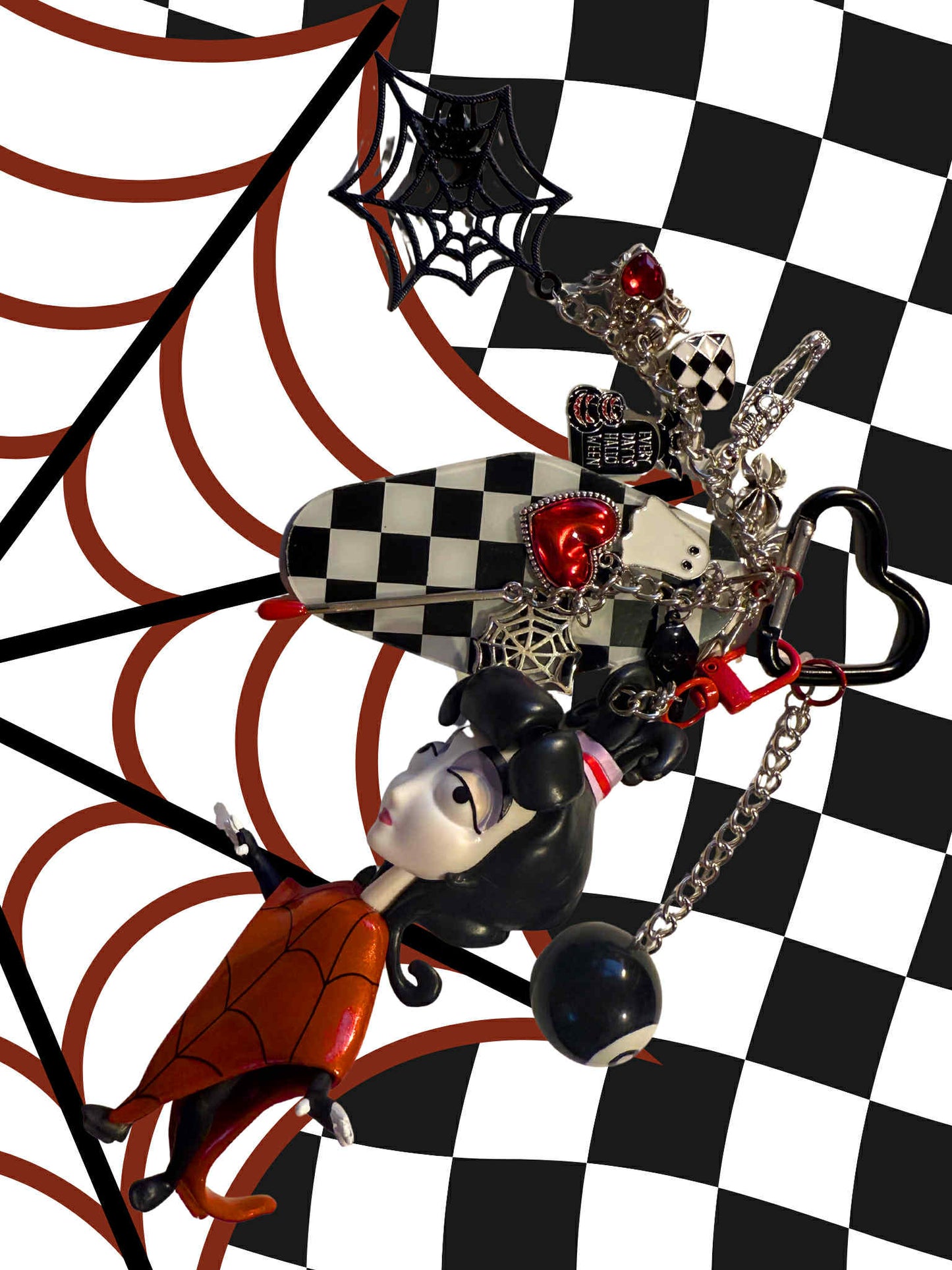 Lydia Deetz Figure Keychain