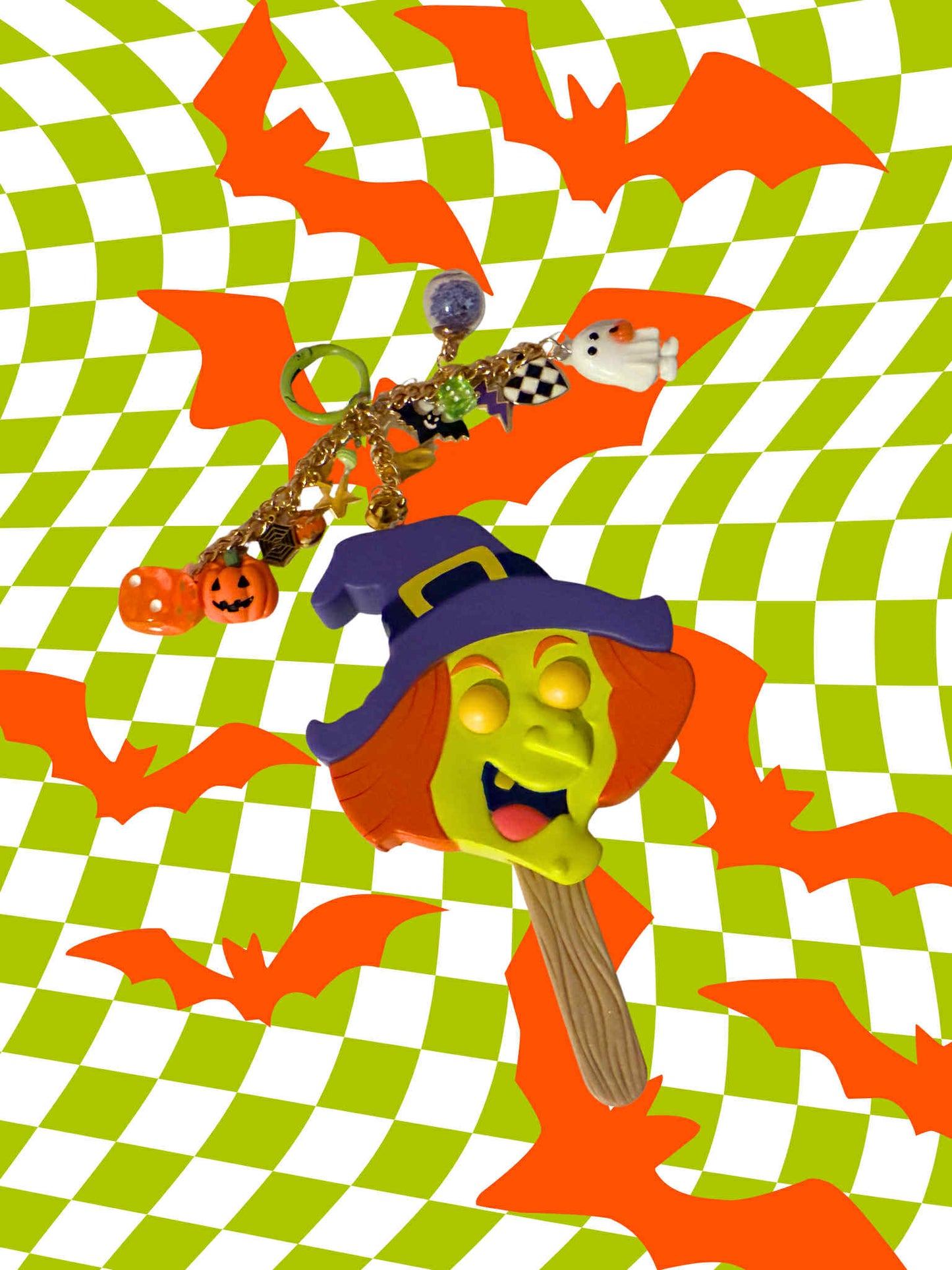 Meltz Witch Figure Keychain