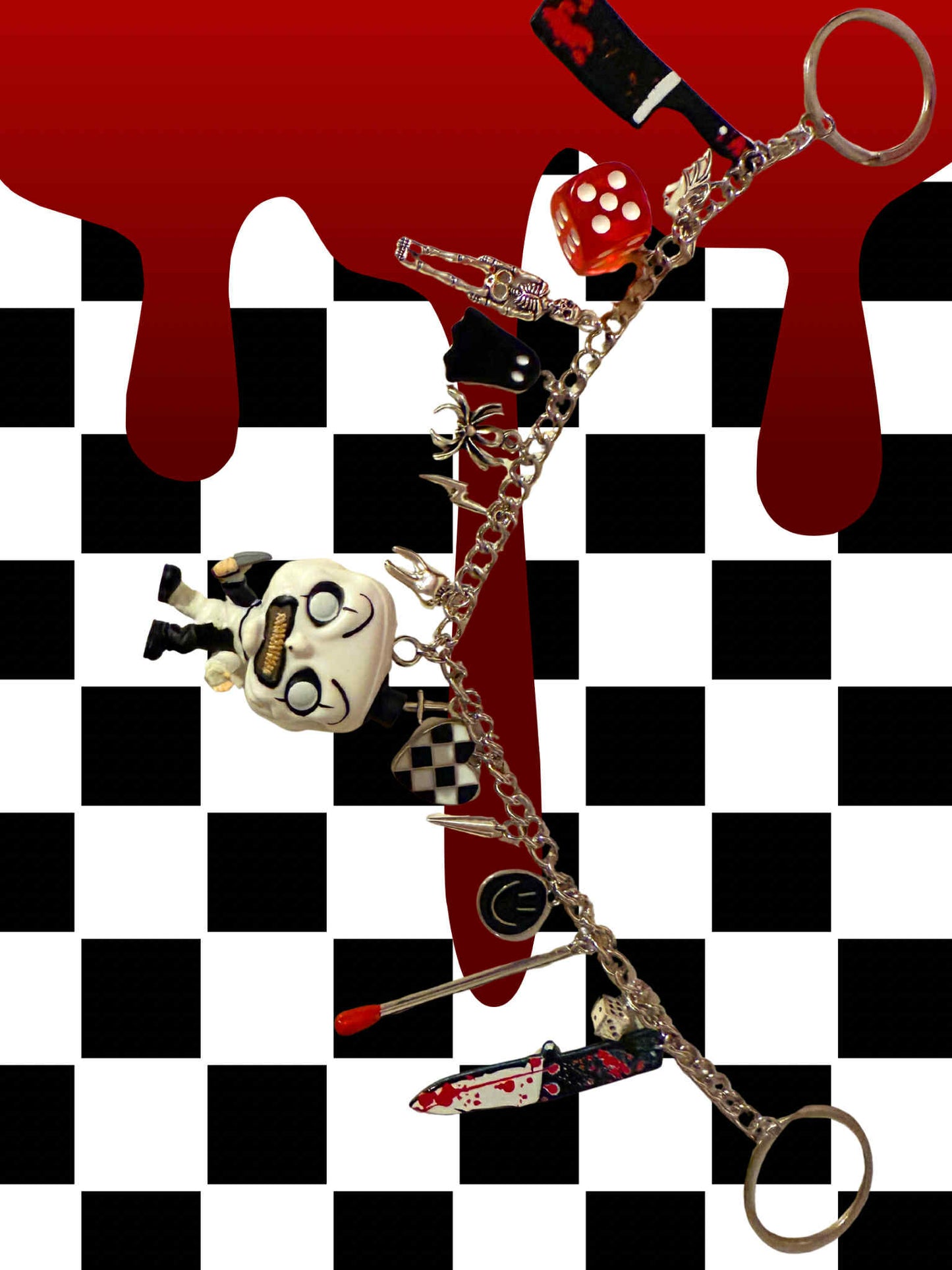 Art the Clown Purse Charm