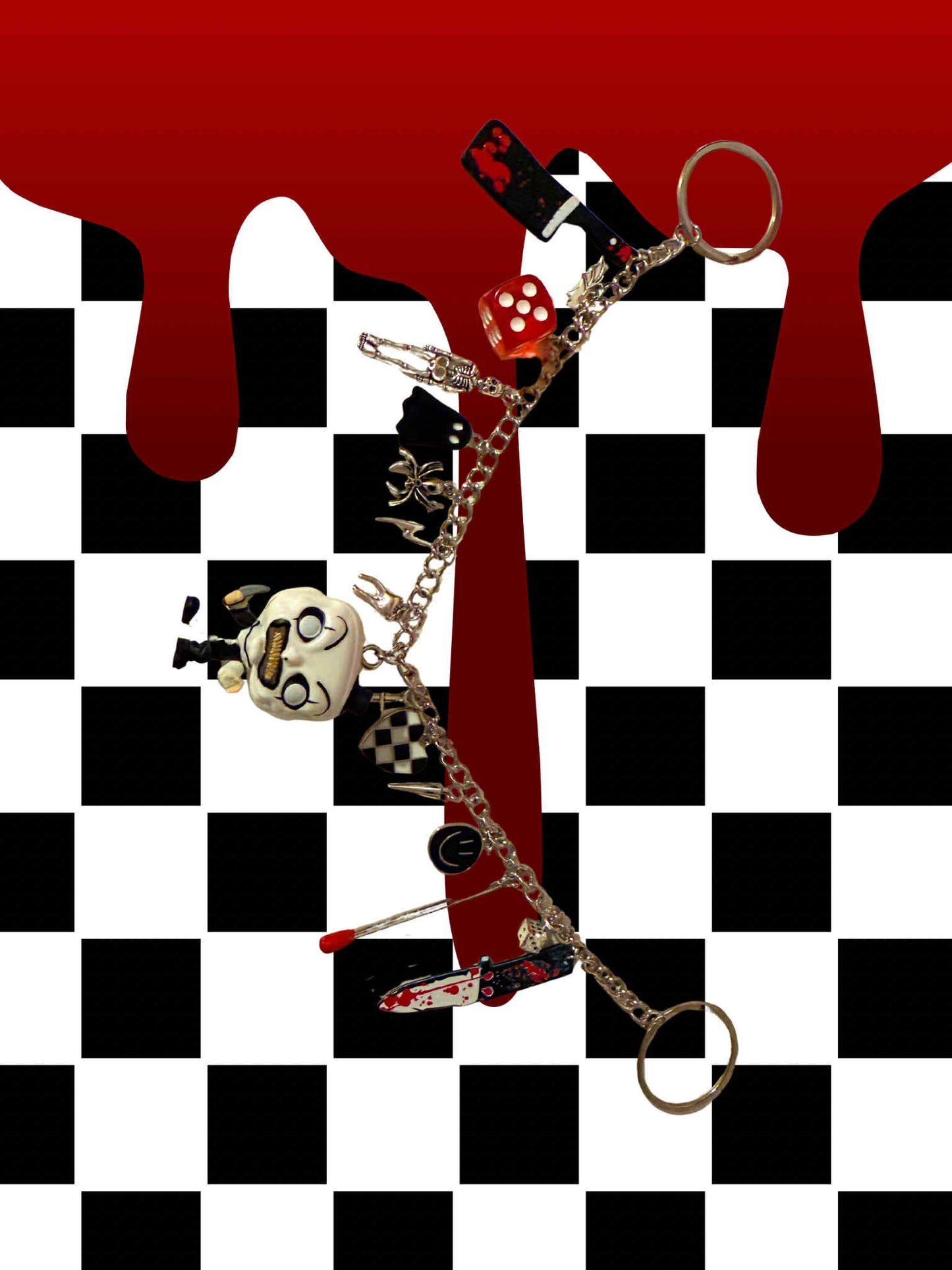 Art the Clown Purse Charm