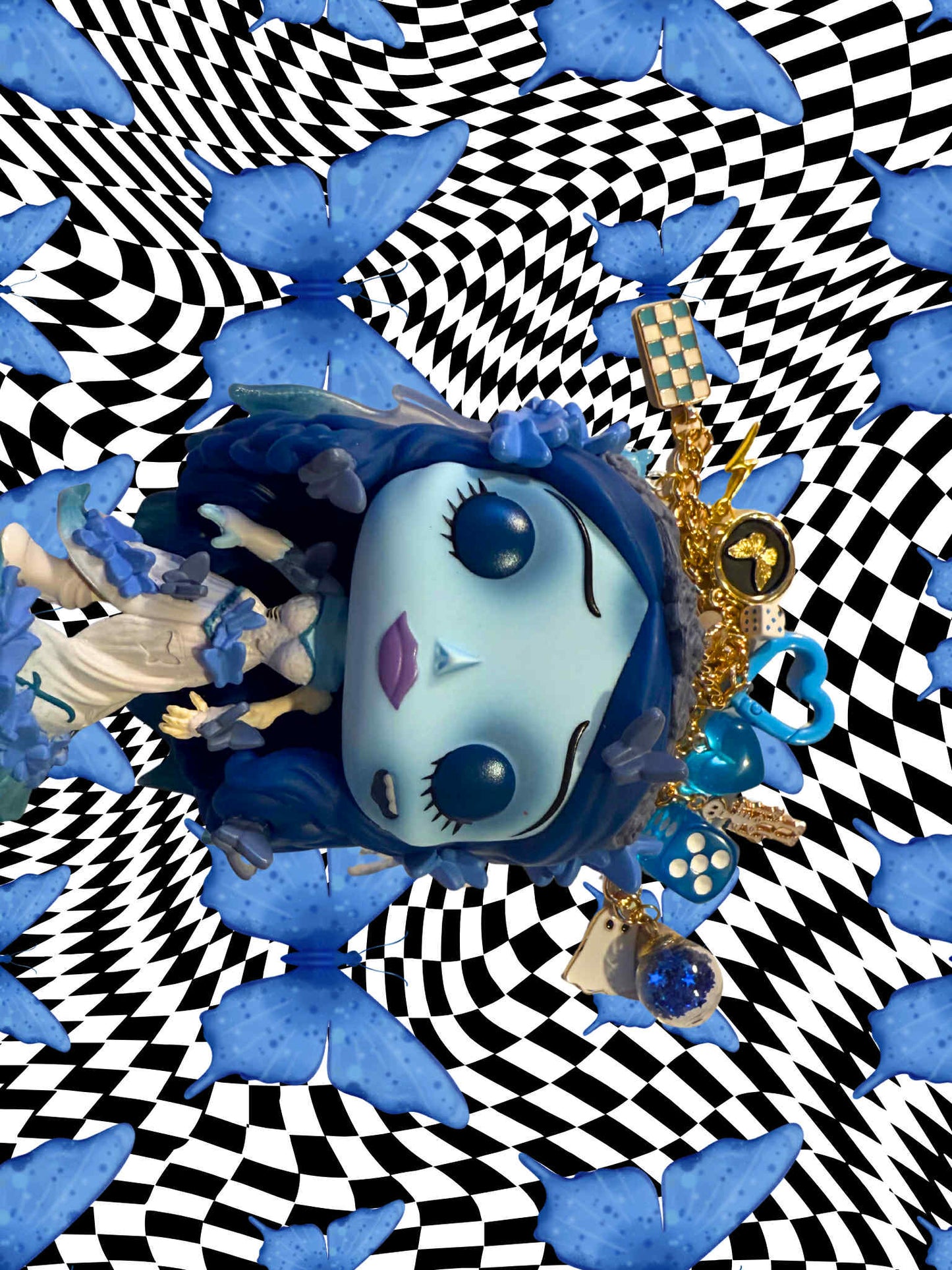 The Corpse Bride Figure Keychain