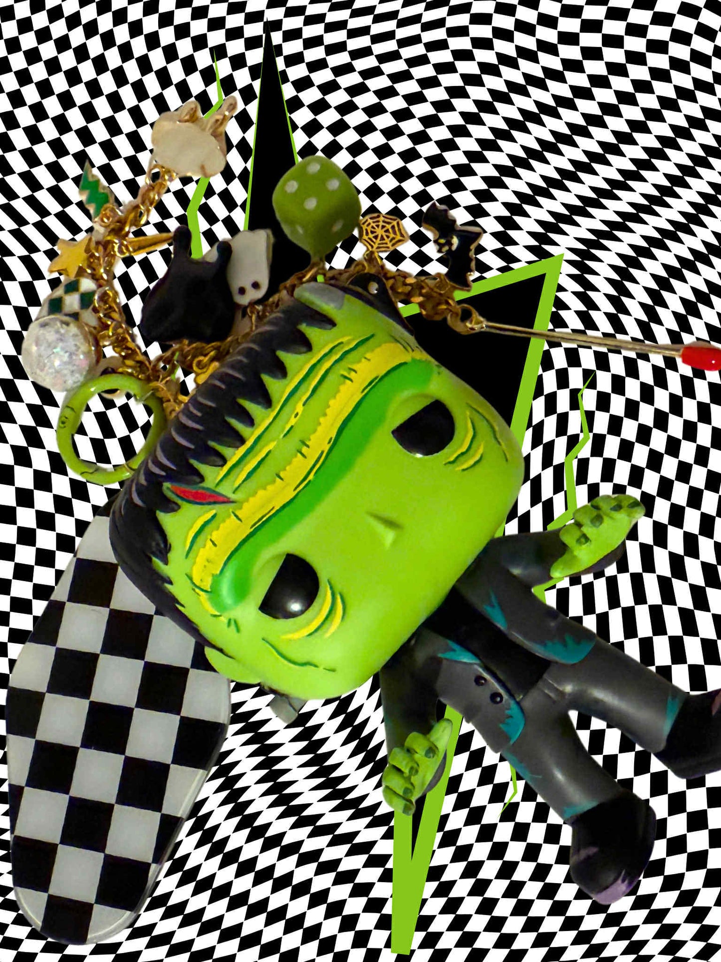 Frankenstein Figure Keychain